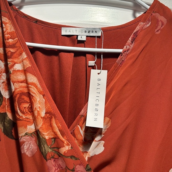 NEW | Baltic Born | Lydia Rust Floral Maxi Dress - Picture 4 of 6